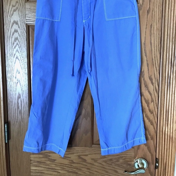 New with tags Fresh Produce Periwinkle Capri Pants Small S  (V) - Picture 2 of 2